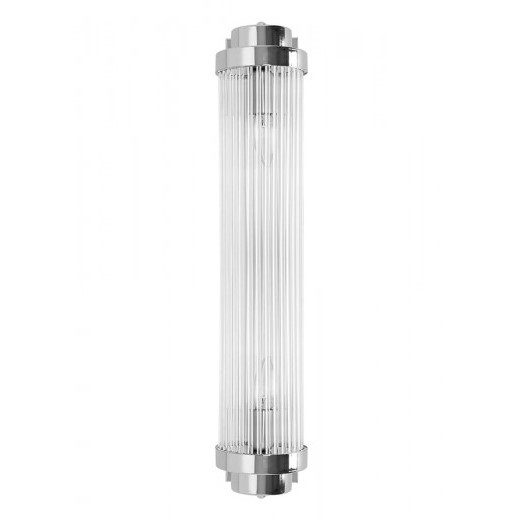 Lampa Ścienna COLUMN 60 Srebrny/Transparentny