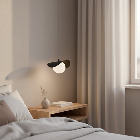 Lampa Wisząca RITUAL 1 Czarny