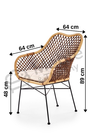 Krzesło K336 Naturalny Rattan