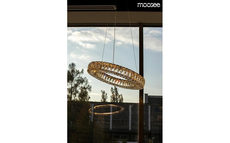 Lampa Wisząca ALLISIA 80 Złoty/Transparentny