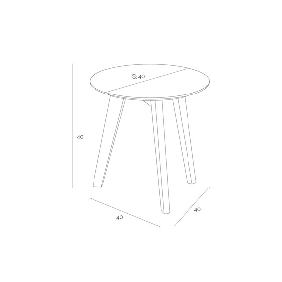 Stolik SANO Dąb Naturalny