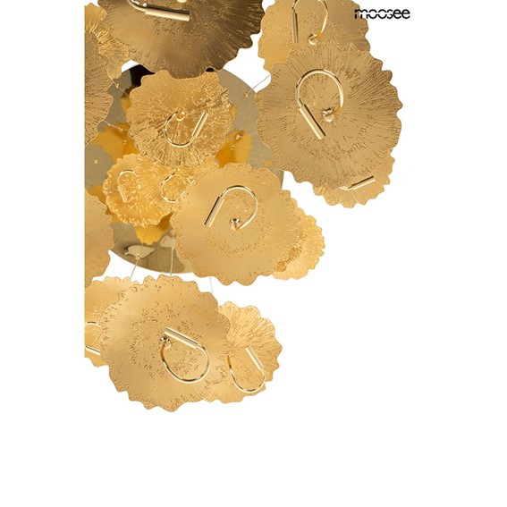 Lampa Wisząca LEAFS DISC Złoty