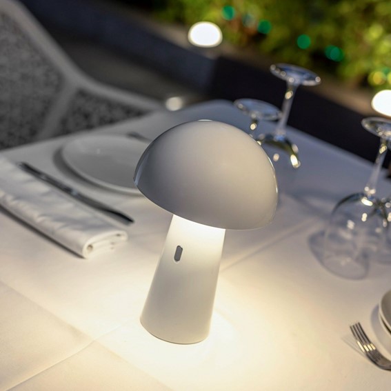 Lampa Biurkowa SHITAKE BLANCO Biały