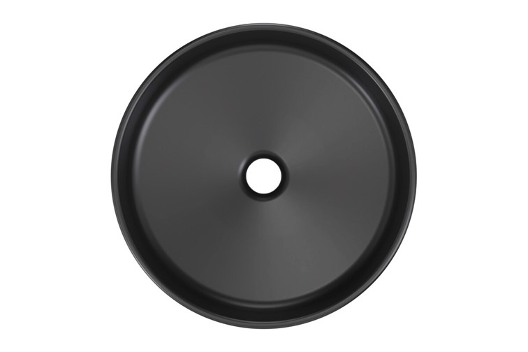 Umywalka Nablatowa RIVER Czarny Mat