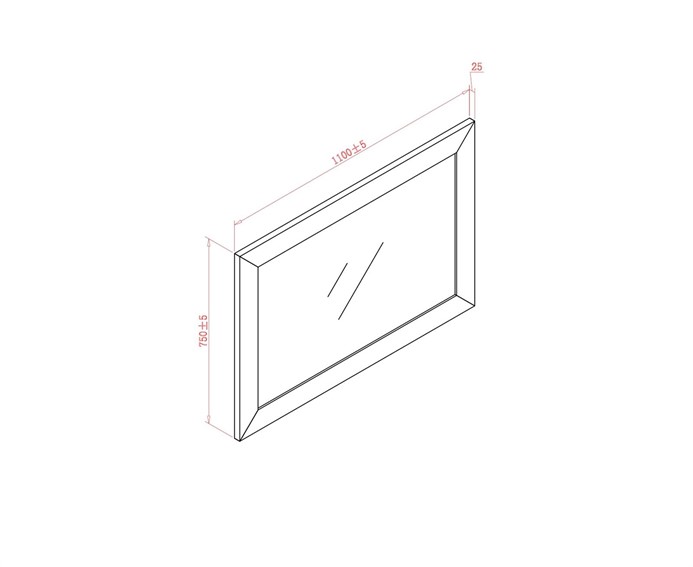 Lustro ROSE HILL RH11 Zielony