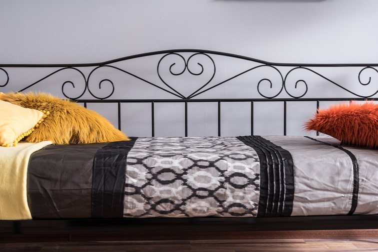 Łóżko BIRMA 90x200 Czarny