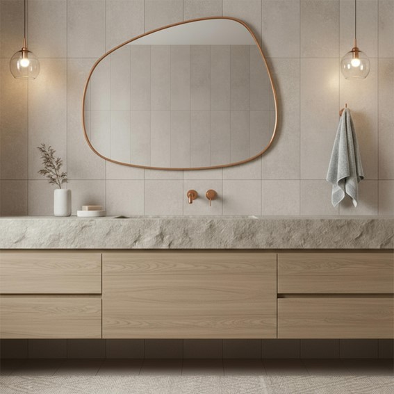 Wieszak Łazienkowy TOMI 5805 Miedź Szczotkowana