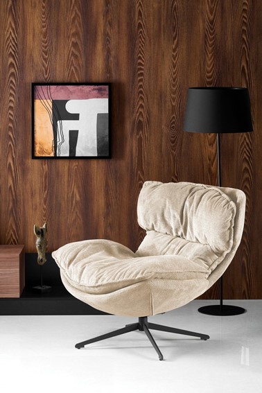 Fotel Wypoczynkowy ROGER Beżowy