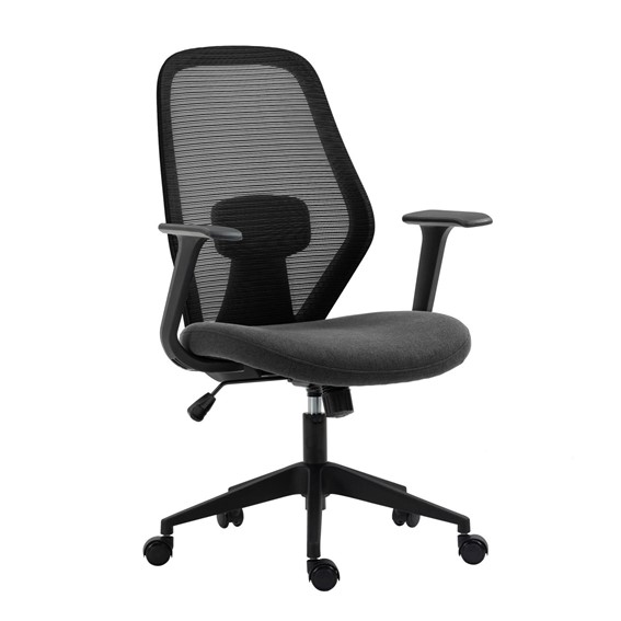 Fotel Obrotowy FB23-FX (B) Czarny/Szary