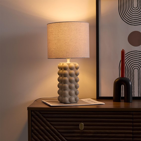Lampka Stołowa RAMIL Beżowy