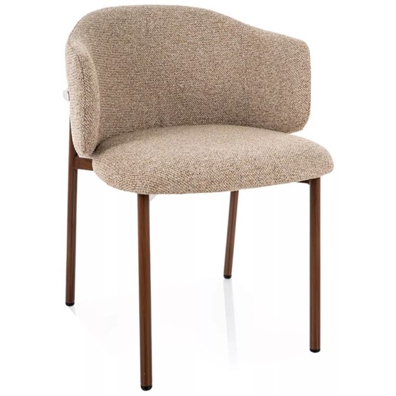 Krzesło OSAKA D Beż/Orzech