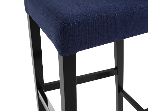 Stołek Barowy z Oparciem Wilton Bar 41x45x113 Personalizowany