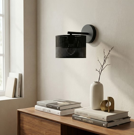 Kinkiet KARBON K1 Czarny