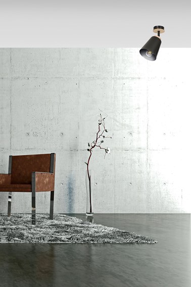 Lampa Sufitowa ATLAS 1 Czarny