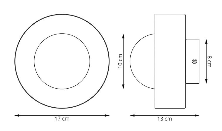 Kinkiet LULU K1 Biały