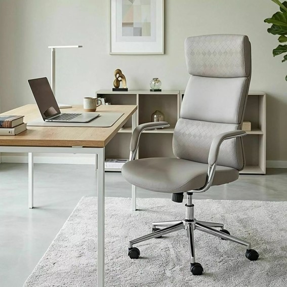 Fotel Obrotowy Q-03 Szary