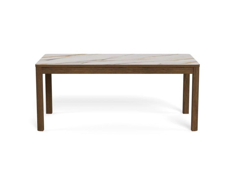 Stół Rozkładany SOUTHAMPTON 180x90 Beżowy/Brązowy