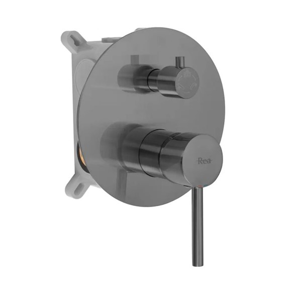 Zestaw Wannowo-Prysznicowy Podtynkowy LUNGO Tytan