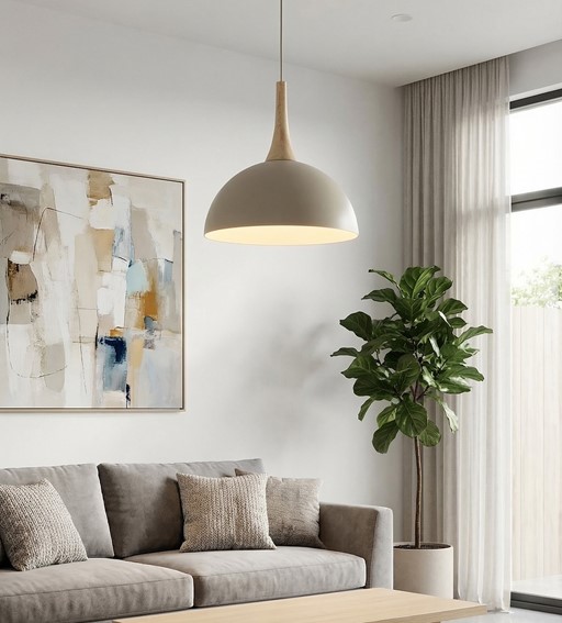 Lampa Wisząca NAUTICA 1S Beżowy