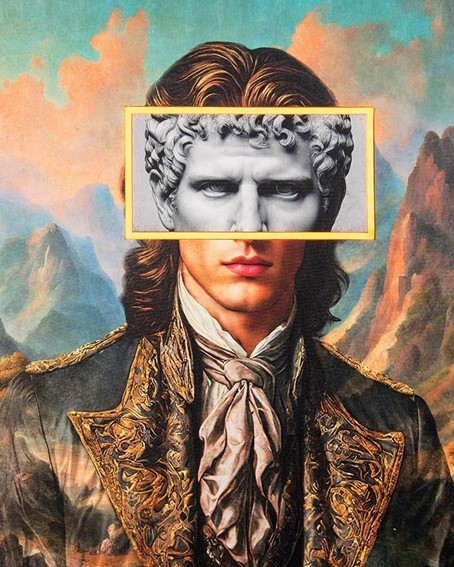 Obraz NEON AMADEUS 80x100cm