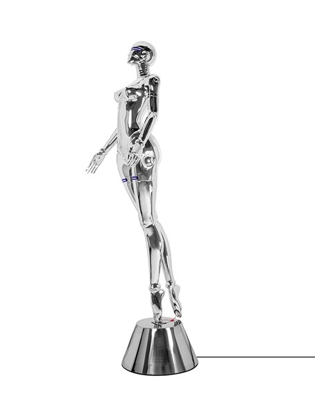 Lampa Podłogowa CYBER WOMAN STAND Srebrny