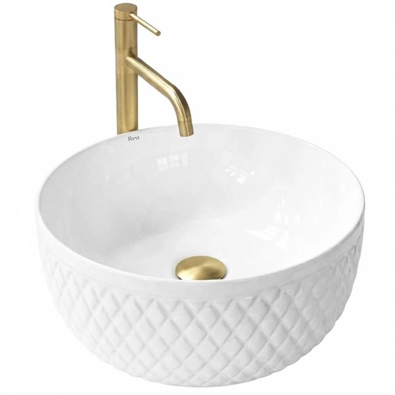 Umywalka Nablatowa GALAXY Biały