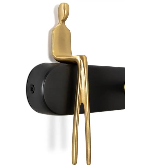 Lampa Ścienna BOY TUBE R Czarny