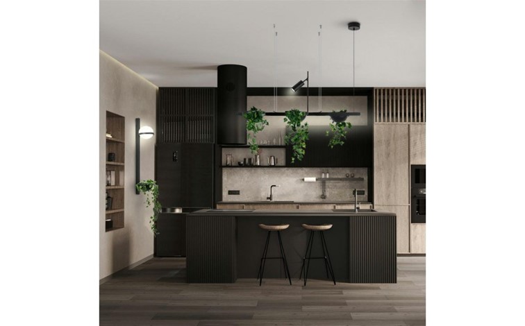 Lampa Wisząca PLANT LINE Czarny/Zielony