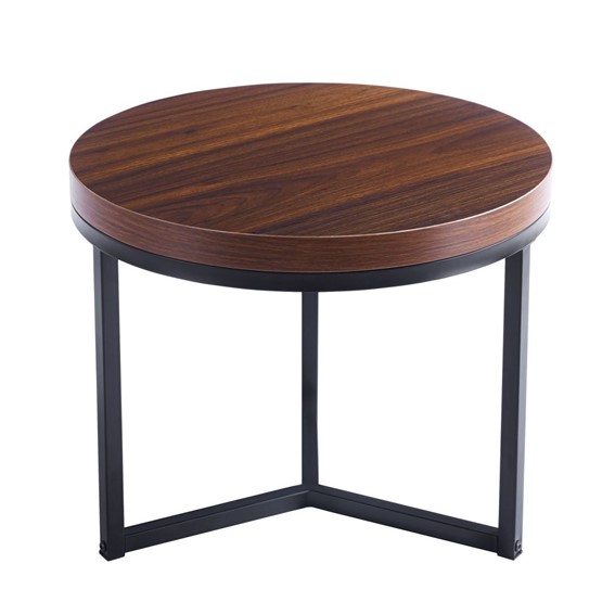 Ława ZY-06 fi50 Orzech/Czarny