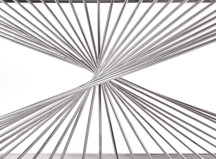 Ława INFINITY Srebrny/Dymiony