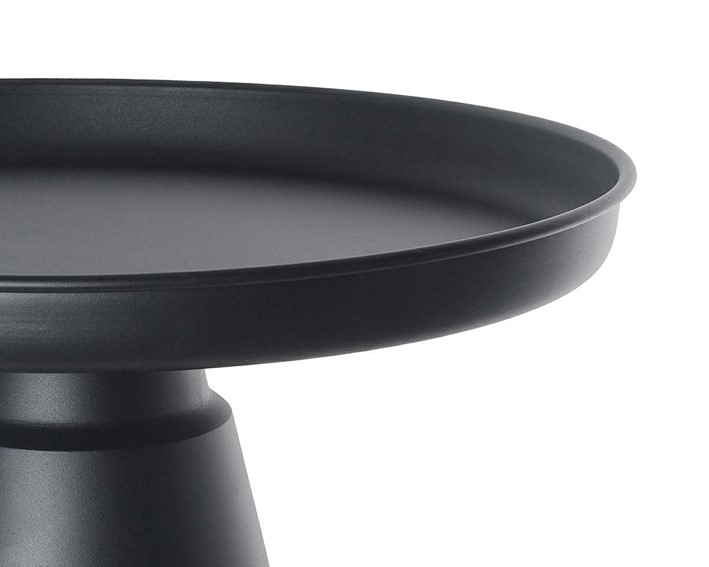 Stolik BOTTIGLIA SMOKE Fi50cm Czarny