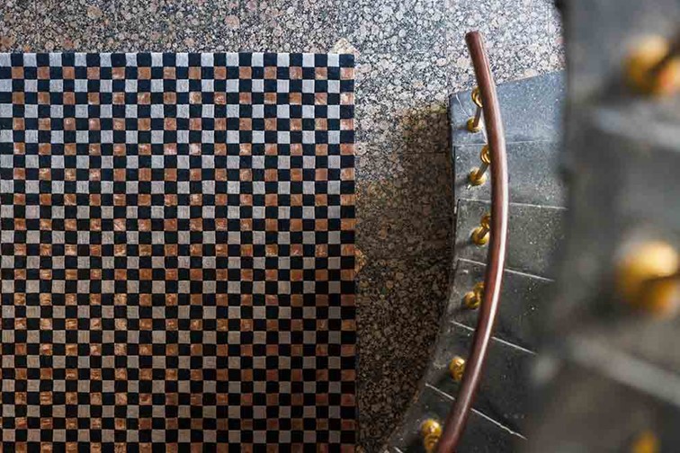 Dywan FLICKER Black Grey Brown 5018 160x230 cm