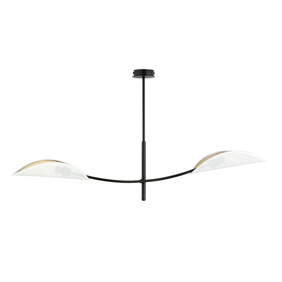 Lampa Wisząca LOTUS 2 Biały/Złoty