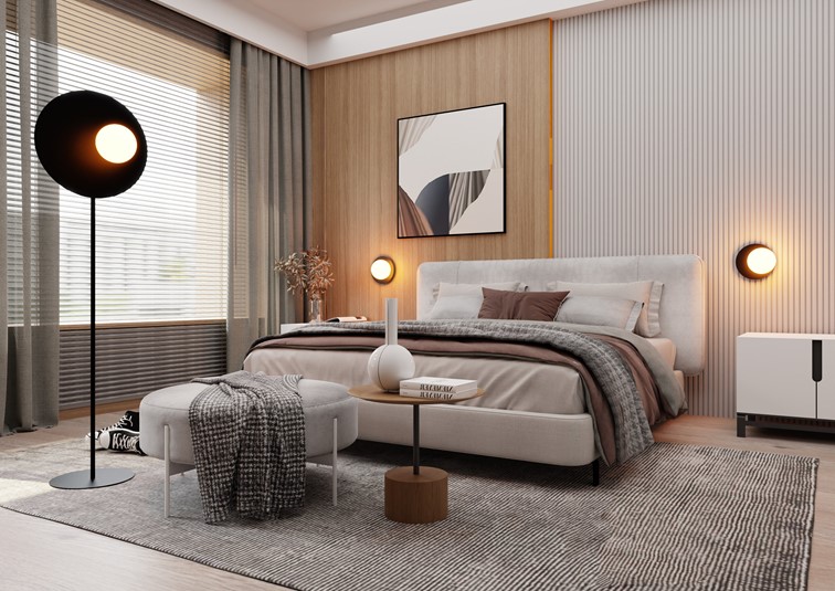 Kinkiet OSLO K1 Czarny/Opal