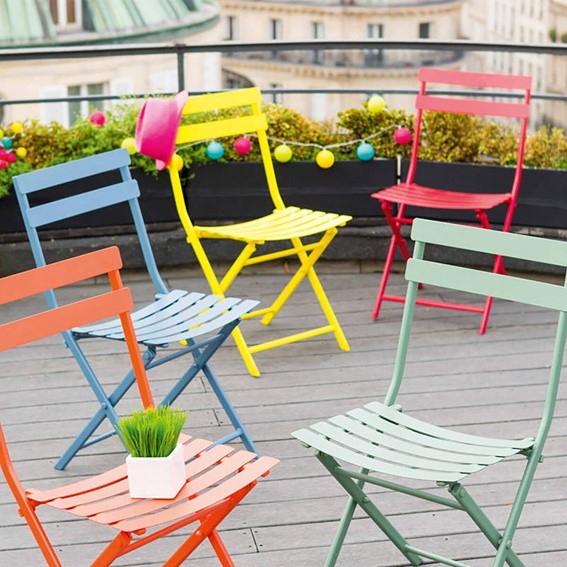 Krzesło Składane GREENSBORO Grafitowe