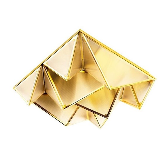 Lampa Sufitowa/Plafon PYRAMIDS Złoty
