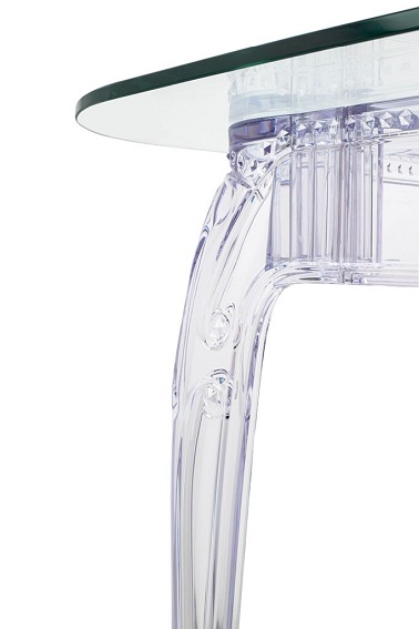 Stół KING 80x120 Transparentny/Poliwęglan