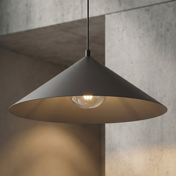 Lampa Wisząca MONO 1L Czarny/Grafitowy