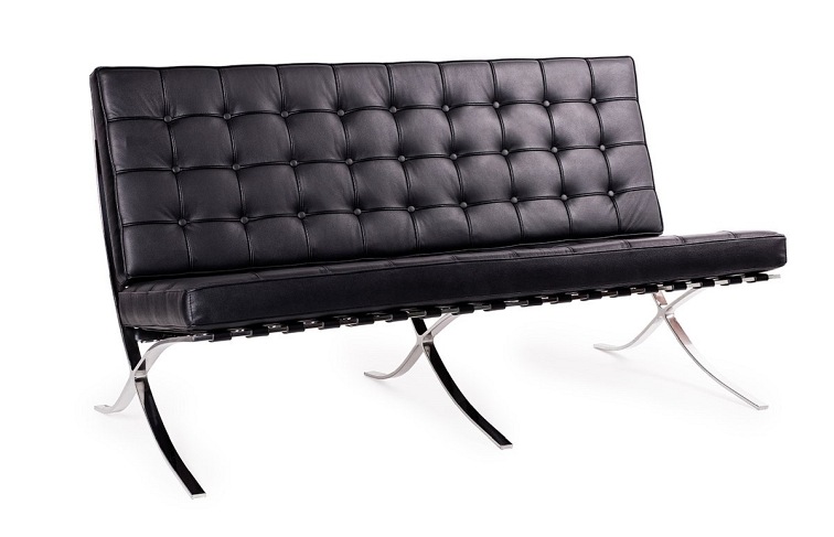 Sofa Dwuosobowa Barcelon Prestige Plus 75x150x85 Czarny