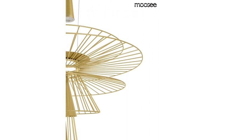 Lampa Wisząca SESTO Złoty