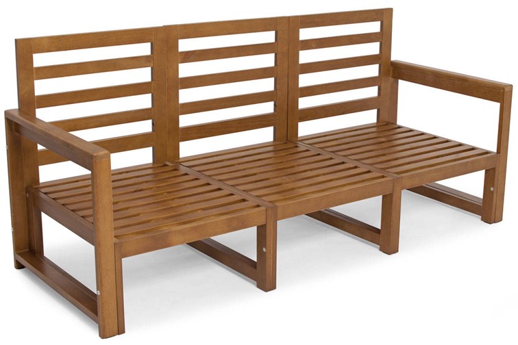 Zestaw Ogrodowy MALTA 5-Osobowy z Fotelami Brązowy/Grafitowy