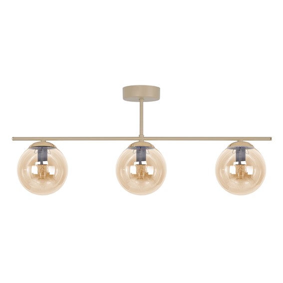 Lampa Sufitowa FELIX K-5782 Bursztynowy/Beż