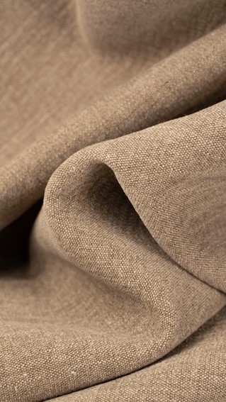 Tkanina LINS 32 Jasny Brązowy (1 mb)