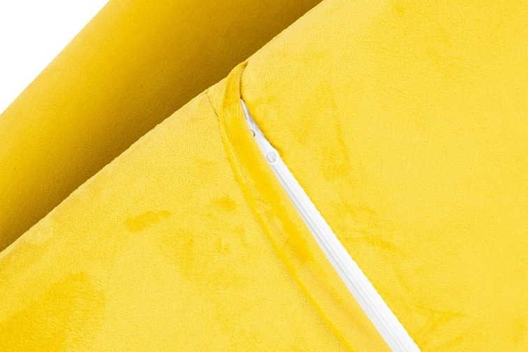 Fotel EMMA Velvet Żółty