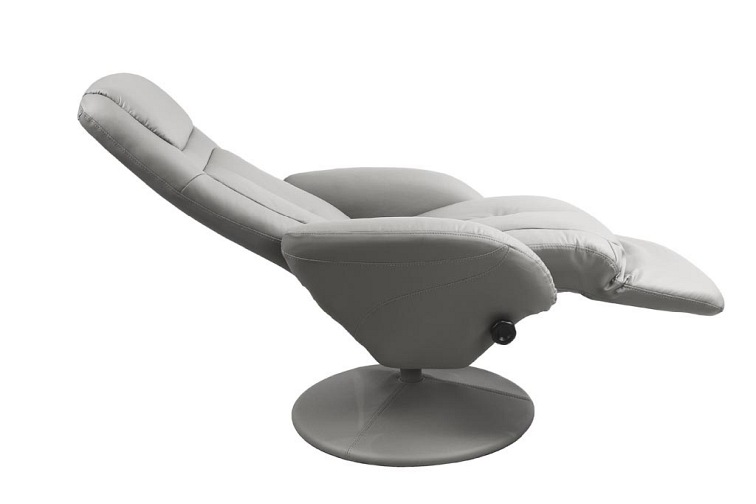 Fotel Recliner OPTIMA Popielaty