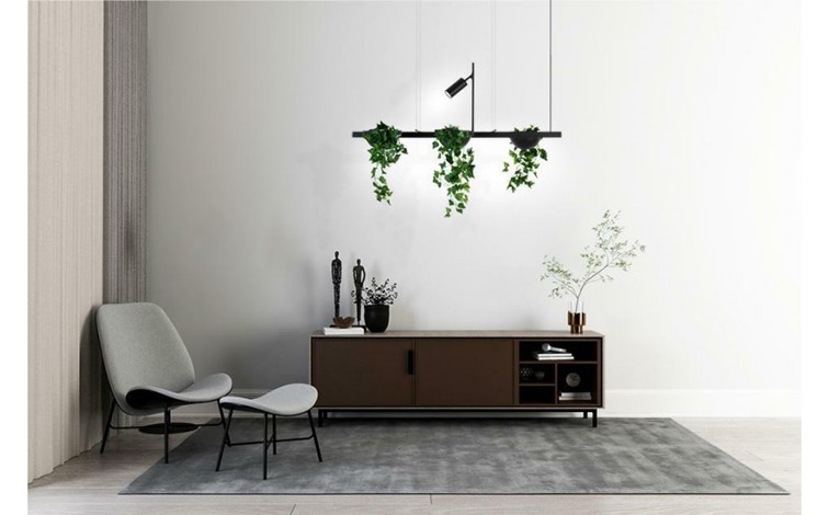 Lampa Wisząca PLANT LINE Czarny/Zielony