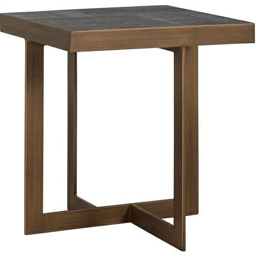 Stolik CAMBON 50x50 Czarny/Naturalny