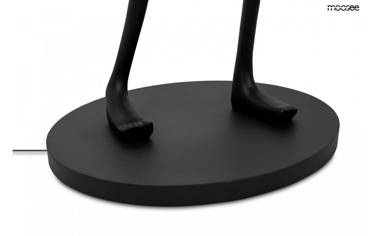 Lampa Podłogowa HUMAN Czarny/Biały