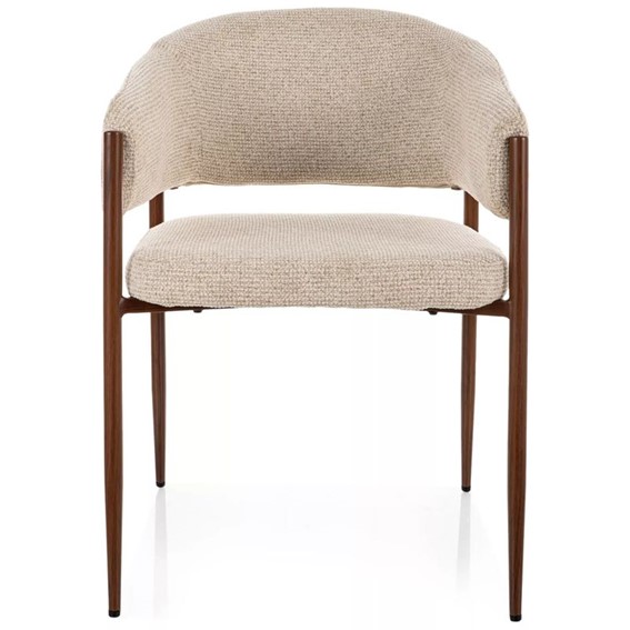 Krzesło AKITA D Jasny Beż/Orzech