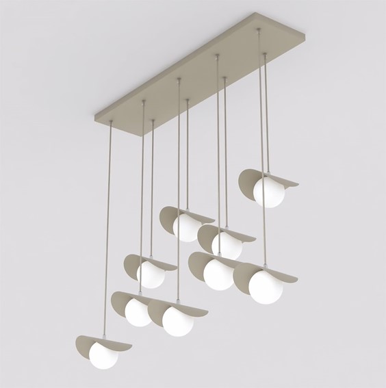 Lampa Wisząca RITUAL 9 Beżowy